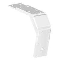 Power-Pole Deck Mount - 13" Aft - 11" Drop - White [PK-D-13-11-U-WT]