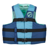 Full Throttle Adult Nylon Life Jacket - S/M - Blue/Black [112200-500-030-26]