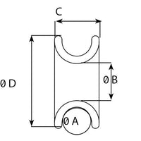 Wichard FRX15 Friction Ring - 15mm (19/32") [FRX15 / 21510]