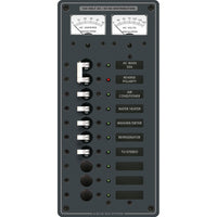 Blue Sea 8074 AC Main +8 Positions Toggle Circuit Breaker Panel - White Switches [8074]