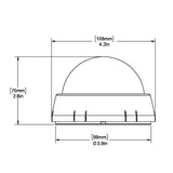 Ritchie XP-99W Kayaker Compass - Surface Mount - White [XP-99W]