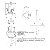 Scanstrut DS30-P Vertical Cable Seal [DS30-P]