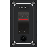 Paneltronics Waterproof Panel - DC 1-Position Illuminated Rocker Switch & Circuit Breaker [9960021B]