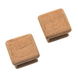 Whitecap Teak Square Drawer Knob - 1-1/8" - 2 Pack [60130-A]