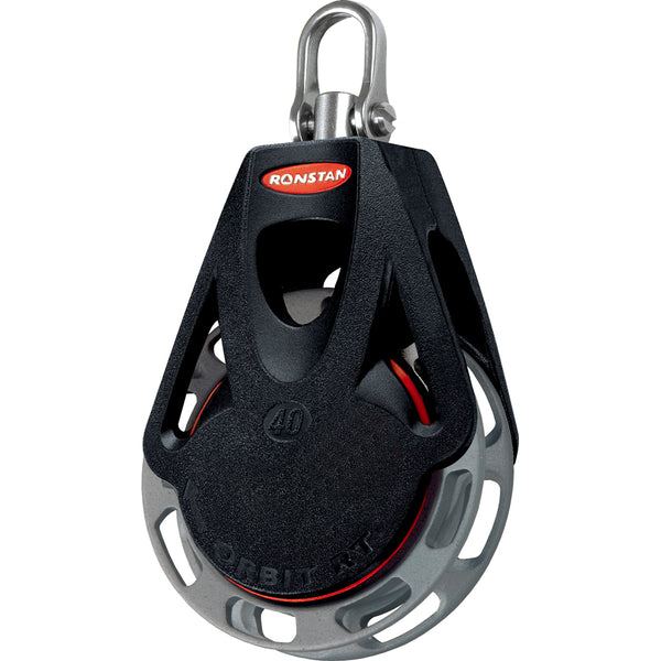 Ronstan Series 40 Ratchet Orbit Block - Single - Auto - Swivel Shackle Head [RF46100]