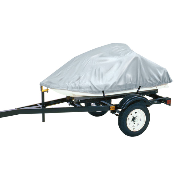 Dallas Manufacturing Co. Polyester Personal Watercraft Cover A, Fits 2 Seater Model Up To 113"L x 48"W x 42"H - Silver [BC1303A]