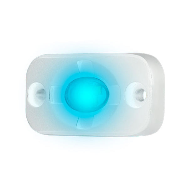 HEISE Marine Auxiliary Accent Lighting Pod - 1.5" x 3" - White/Blue [HE-ML1B]