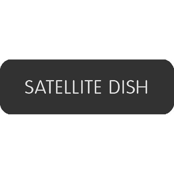 Blue Sea Large Format Label - "Satellite Dish" [8063-0372]