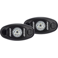 RIGID Industries A-Series Low Power Black Housing/White Light - Pair [482033]