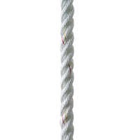 New England Ropes 5/8"Premium 3-Strand Dock Line - White w/Tracer - 50 [C6050-20-00050]