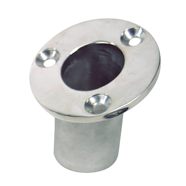 Sea-Dog Flush Mount Flagpole Socket - 25 - 1-1/4" ID - 316 Stainless Steel [491713-1]