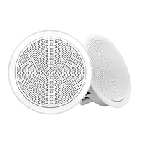 Fusion FM-F65RW FM Series 6.5" Flush Mount Round Marine Speakers - White Grill - 120W [010-02299-00]