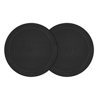 Fusion FM-F65RB FM Series 6.5" Flush Mount Round Marine Speakers - Black Grill - 120W [010-02299-01]