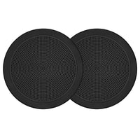 Fusion FM-F77RB FM Series 7.7" Flush Mount Round Marine Speakers - Black Grill - 200W [010-02300-01]