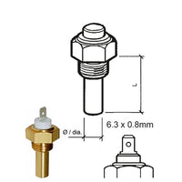 Veratron Coolant Temperature Sensor - 40C to120C - 3/8 -18 NPTF Thread [323-801-001-007N]