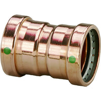 Viega ProPress 2-1/2" Copper Coupling w/Stop Double Press Connection - Smart Connect Technology [20728]