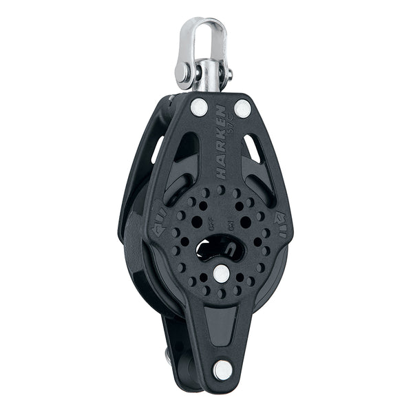 Harken 57mm Carbo Single Ratchet Block w/Swivel  Becket [2136]