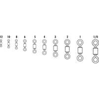 VMC SSRS Stainless Steel Rolling Swivel #1VP - 410lb Test *50-Pack [SSRS#1VP]