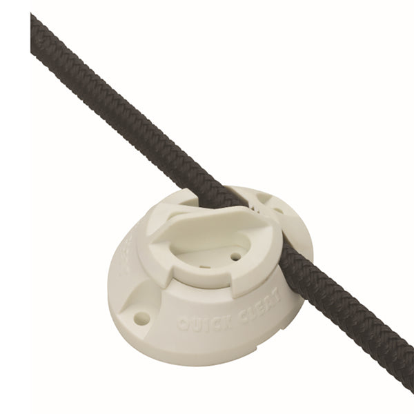 Barton Marine Quick Cleat - 5/16" - White [60031]