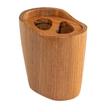 Whitecap Oval Toothbrush Holder (Oiled) - Teak [63112]