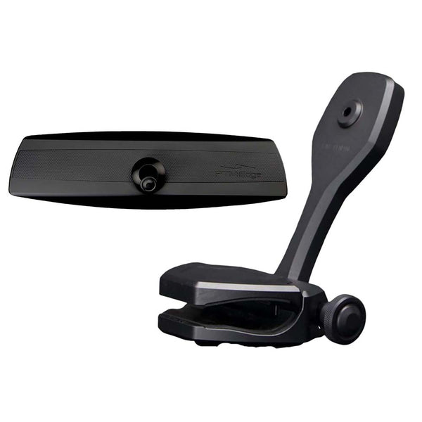 PTM Watersports Mirror/Bracket Kit w/VR-140 Elite Mirror  ZXR-361 (Black) [P12848-1361TEBBK]