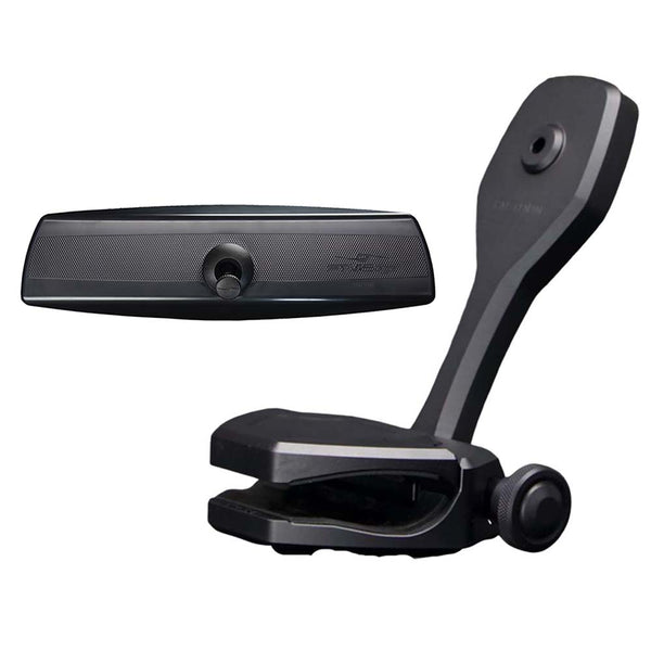 PTM Watersports Mirror/Bracket Kit w/VR-140 PRO Mirror  ZXR-361 (Black) [P12848-2361TEBBK]