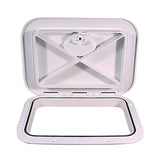 Beckson 11" x 15" Flush Hatch White - ASA Material - Acrylonitrile Styrene Acrylate [HT1115AW]